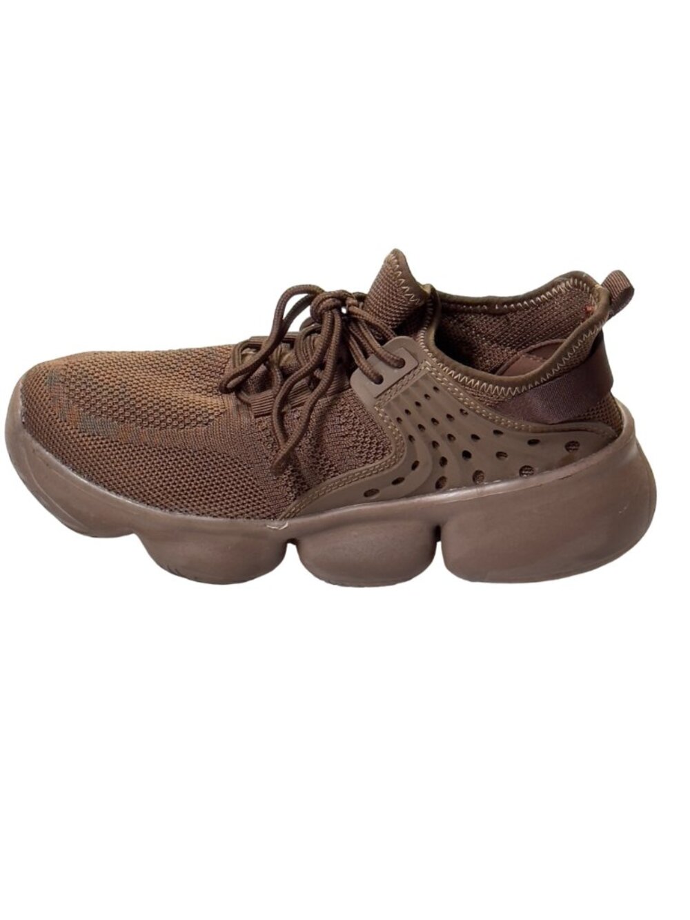 MATA Women’s Shoes Brown Mesh Platform Fashion Sneakers Size 9 - Picture 9 of 12